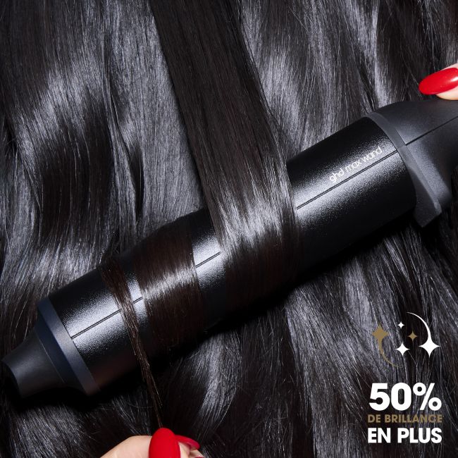 Boucleur ghd chronos curve max wand se traduce como "Rizador ghd chronos curve max" en español.