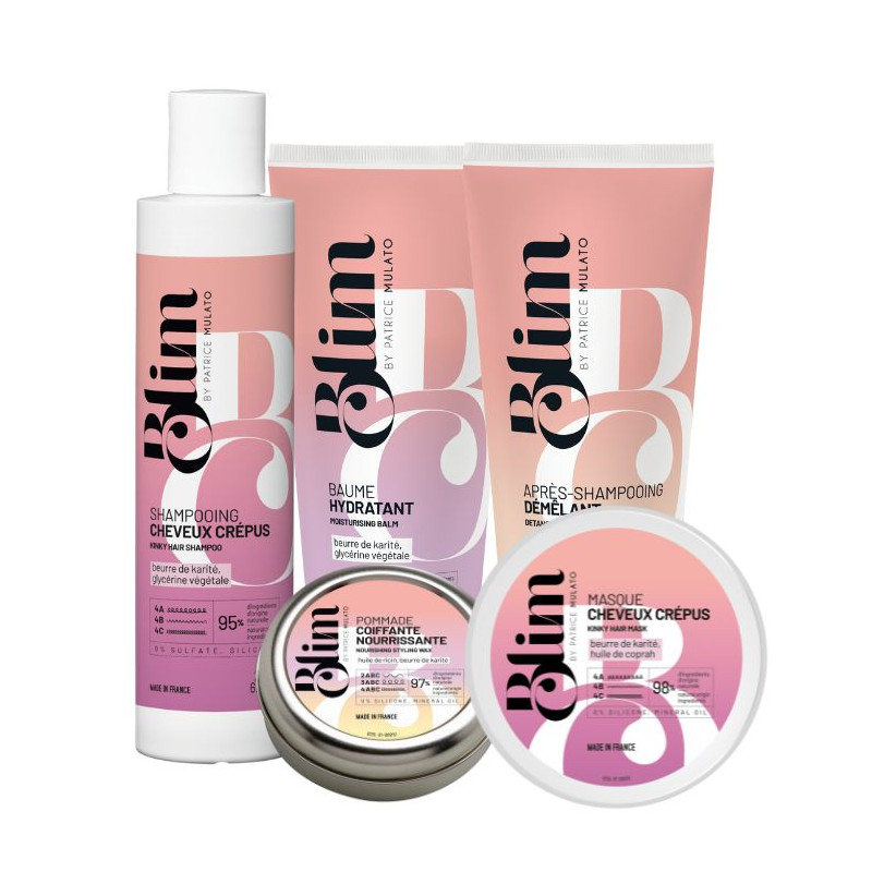 Routine complète cheveux crépus Blim