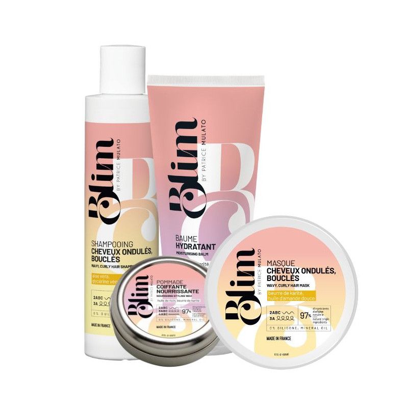 Routine complète cheveux ondulés bouclés Blim