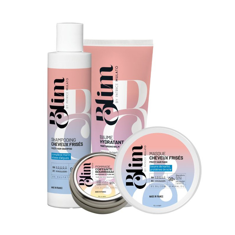 Routine complète cheveux frisés Blim