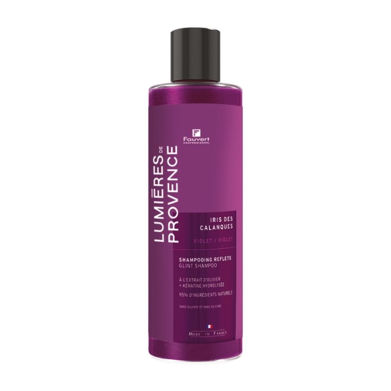 Shampooing repigmentant Violet Iris des Calanques Lumière de Provence Fauvert Professionnel 250ml