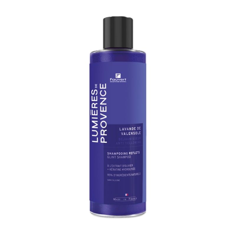 Shampooing repigmentant Déjaunisseur Lavande de Valensole Lumière de Provence Fauvert Professionnel 250ml