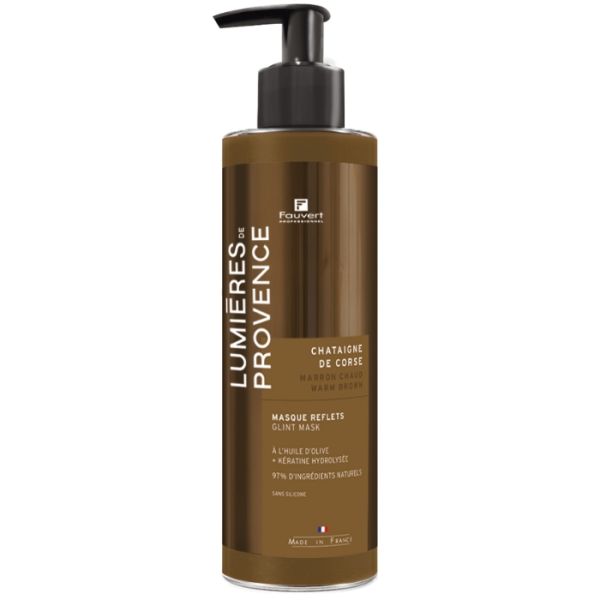 Masque repigmentant Marron Chaud Châtaigne de Corse Lumière de Provence Fauvert Professionnel 250ml Masque repigmentant Marron Chaud Châtaigne de Corse Lumière de Provence Fauvert Professionnel 250ml
