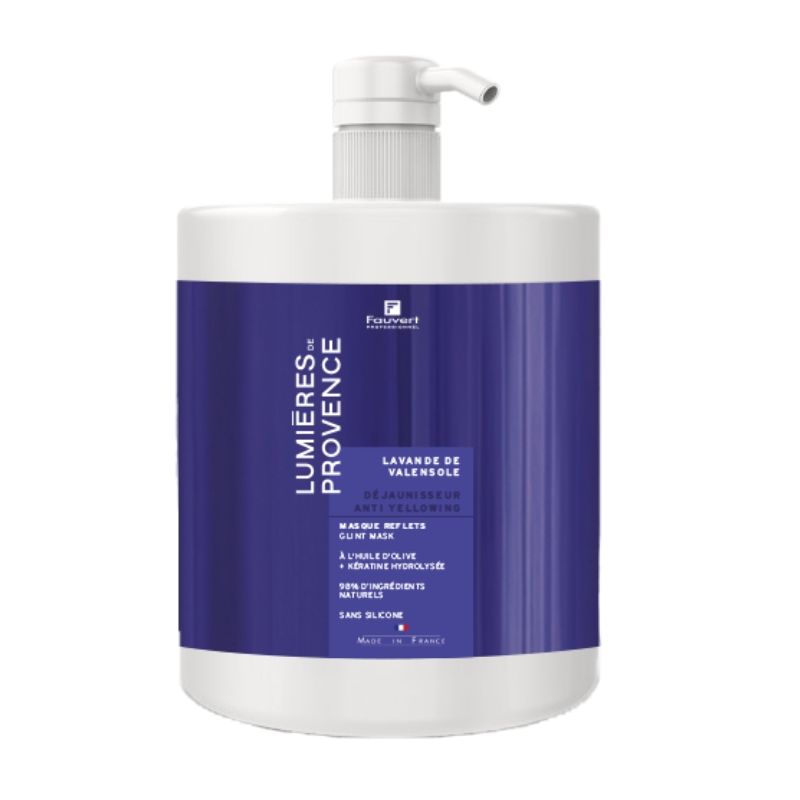 Masque repigmentant Déjaunisseur Lavande de Valensole Lumière de Provence Fauvert Professionnel 1L
