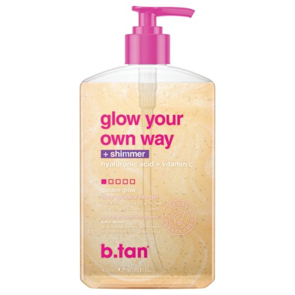 Gel autobronzant graduel Irisé Glow Your Own Way Shimmer B.tan 437ml Gel autobronzant graduel Irisé Glow Your Own Way Shimmer B.tan 437ml