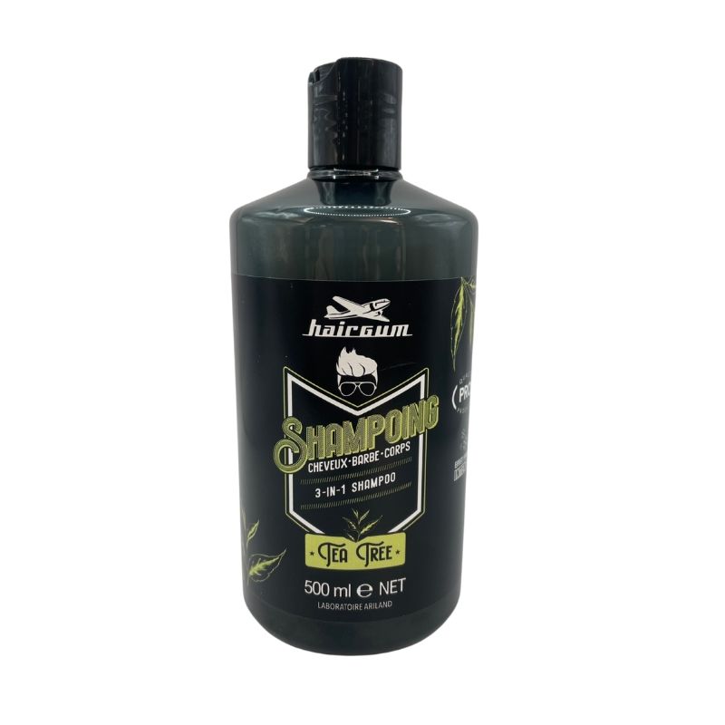 Shampooing 3-en-1 Tea tree Hairgum 500ml