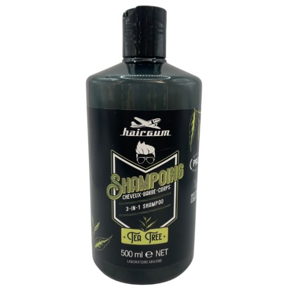 Shampooing 3-en-1 Tea tree Hairgum 500ml