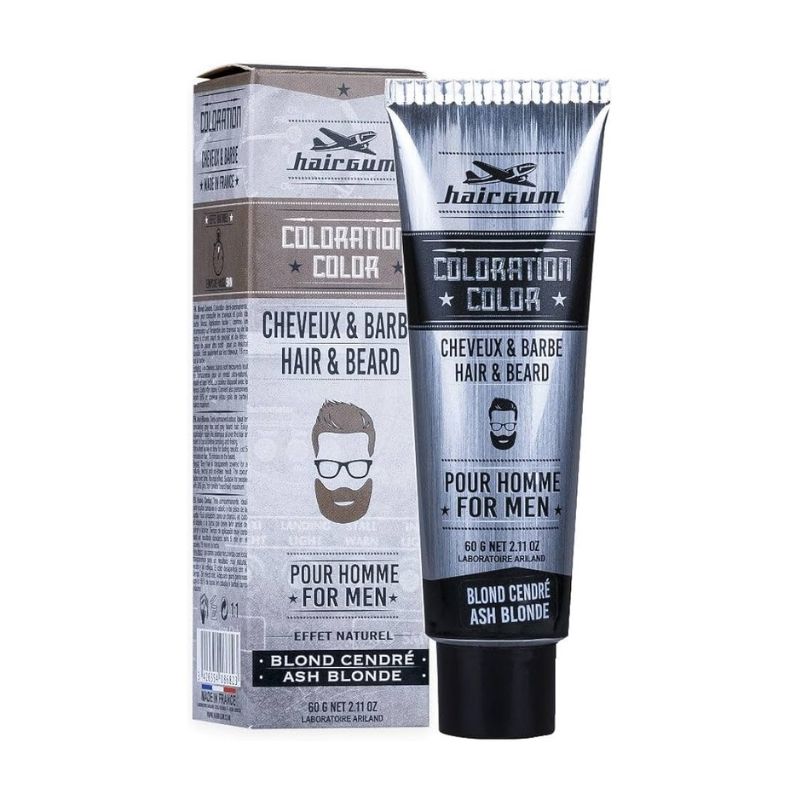 Coloration homme N7.1 blond clair cendré Hairgum 60ml