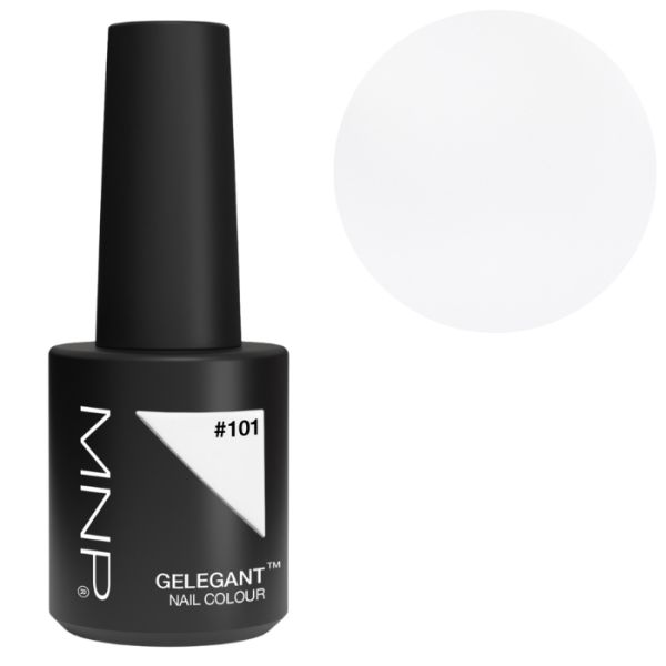Professional semi-permanent nail polish Gelegant Expert Line 101 White MNP 8ml Professional semi-permanent nail polish Gelegant Expert Line 101 White MNP 8ml