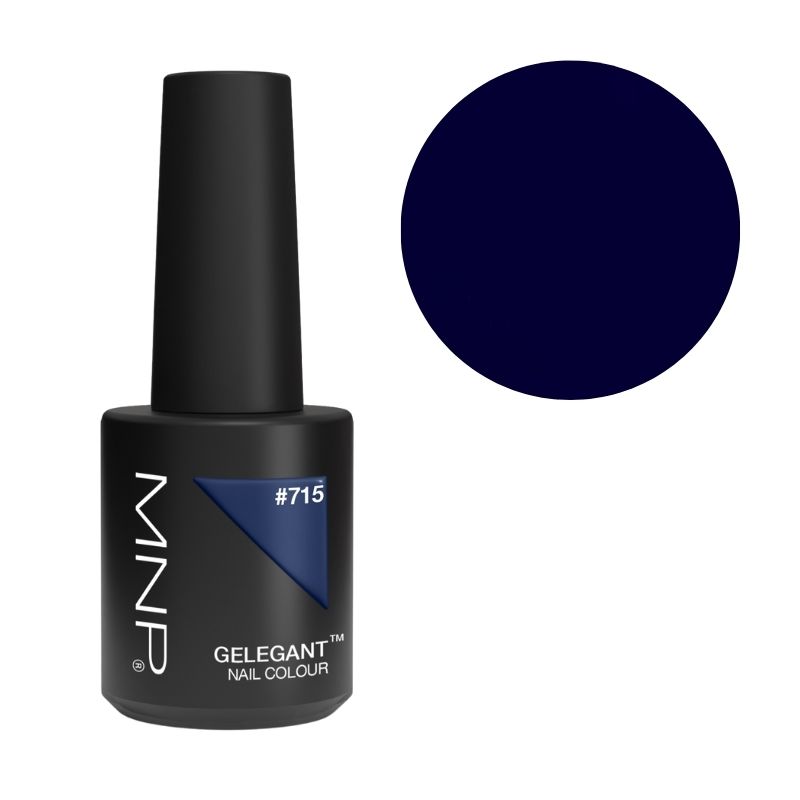 Vernis semi permanent professionnel Gelegant Expert Line 715 Midnight MNP 8ml