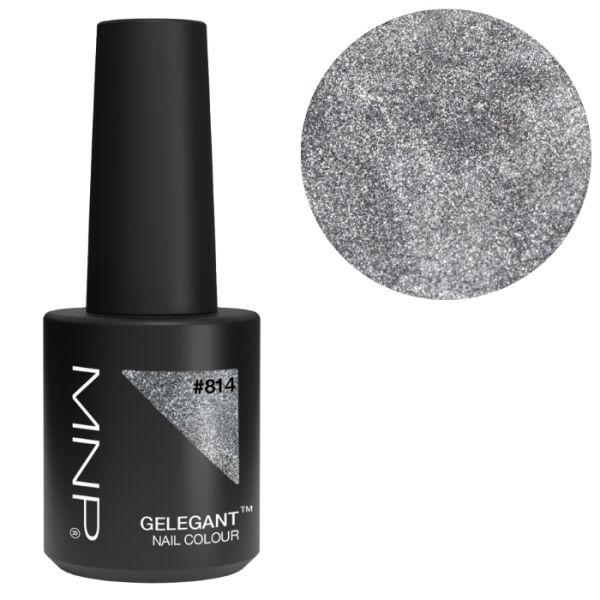 Professional semi-permanent nail polish Gelegant Expert Line 814 Silver MNP 8ml Professional semi-permanent nail polish Gelegant Expert Line 814 Silver MNP 8ml