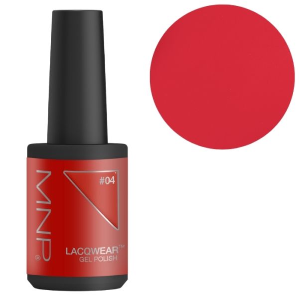 Semi-permanenter Nagellack einfacher Entfernen Lacqwear 04 Milano Red Smart Line MNP 10ml Semi-permanenter Nagellack einfacher Entfernen Lacqwear 04 Milano Red Smart Line MNP 10ml