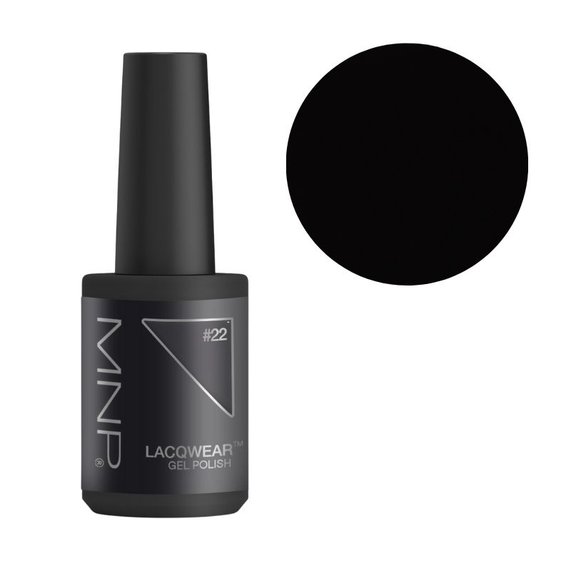 Vernice semi-permanente facile da rimuovere Lacqwear 22 Black Out Smart Line MNP 10ml