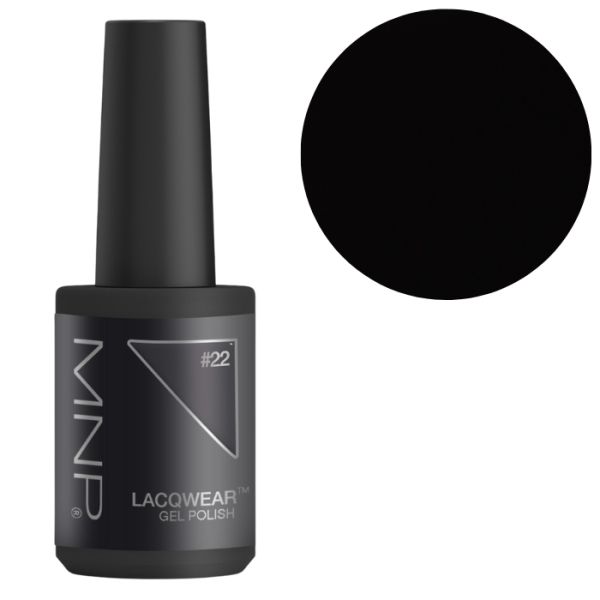 Semi-permanenter Nagellack einfache Entfernung Lacqwear 22 Black Out Smart Line MNP 10ml Semi-permanenter Nagellack einfache Entfernung Lacqwear 22 Black Out Smart Line MNP 10ml