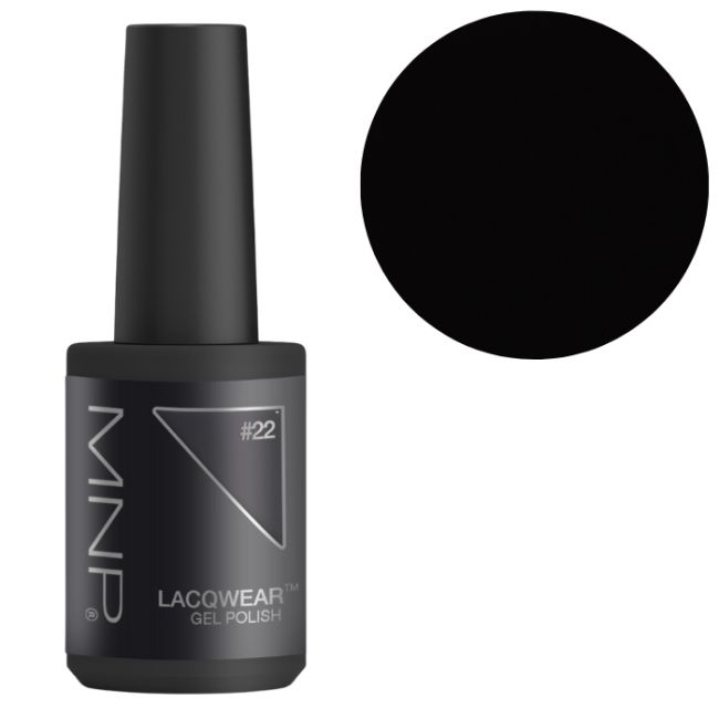 Vernis semi-permanente de fácil retirada Lacqwear 22 Black Out Smart Line MNP 10ml