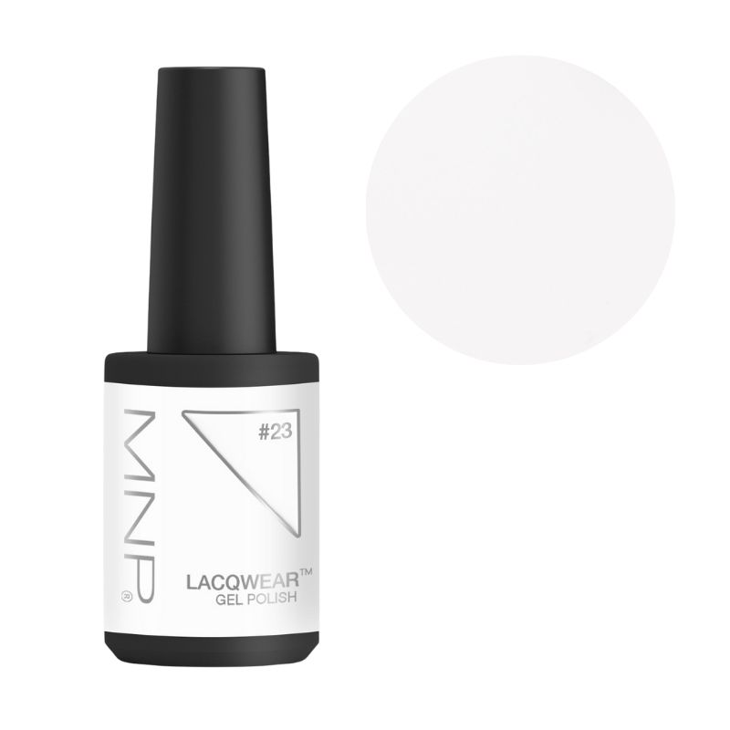 Semi-permanenter Nagellack einfache Entfernung Lacqwear 23 Weiß Smart Line MNP 10ml