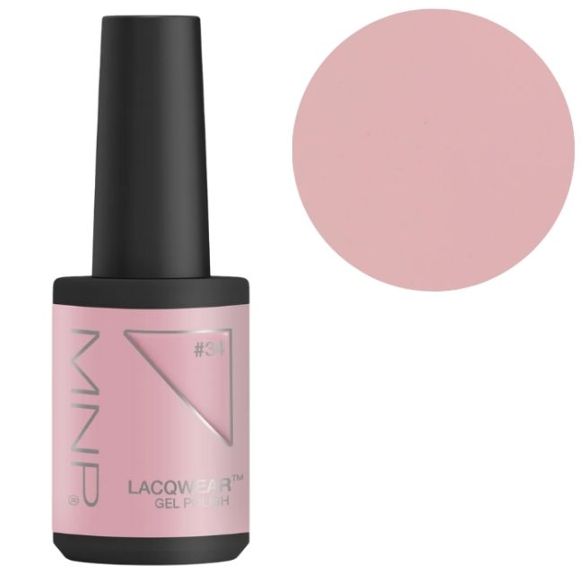 Semi-permanenter Lack einfache Entfernung Lacqwear 34 Nude Smart Line MNP 10ml