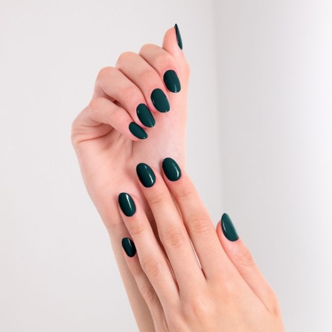 Semi-permanenter Nagellack einfache Entfernung Lacqwear 45 Petrol Smart Line MNP 10ml