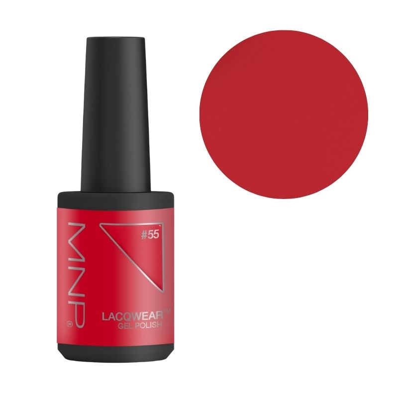 Semi-permanenter Nagellack einfache Entfernung Lacqwear 55 Pure Red Smart Line MNP 10ml