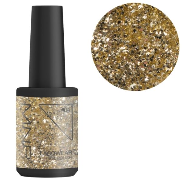 Vernis semi-permanent einfache Entfernung Lacqwear 204 Oh My Gold Smart Line MNP 10ml Vernis semi-permanent einfache Entfernung Lacqwear 204 Oh My Gold Smart Line MNP 10ml