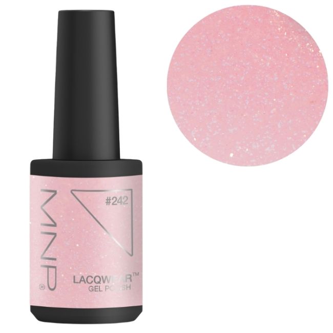 Semi-permanenter Nagellack einfache Entfernung Lacqwear 242 Fairy Floss Smart Line MNP 10ml