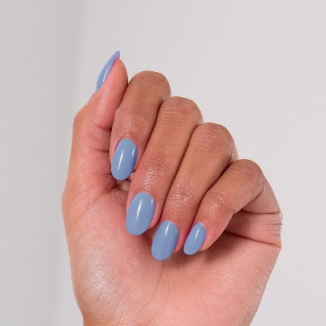 Semi-permanent nail polish easy removal Lacqwear 284 IT'S CERULEAN Smart Line MNP 10ml