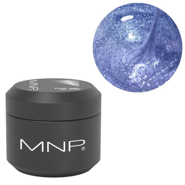 Gel Paint nail art Pop Gel 410 Silver MNP 5ml