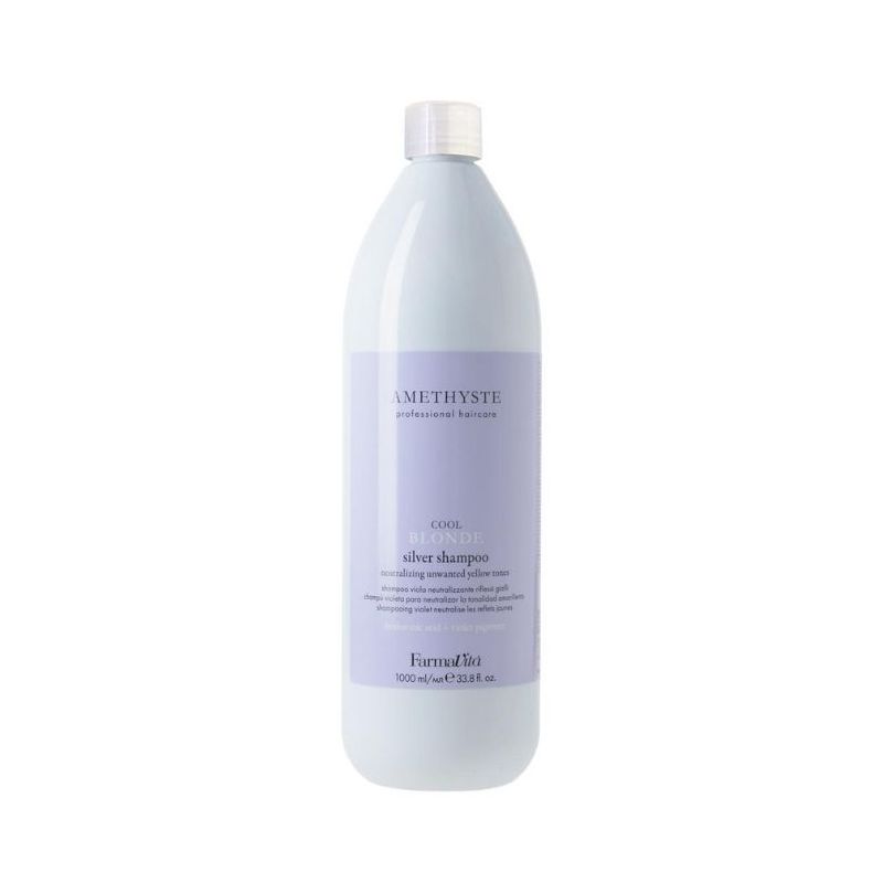 Shampooing silver cheveux blonds Amethyste Blonde Farmavita 1L