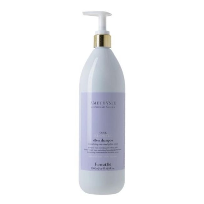 Shampooing silver cheveux blonds Amethyste Blonde Farmavita 1L