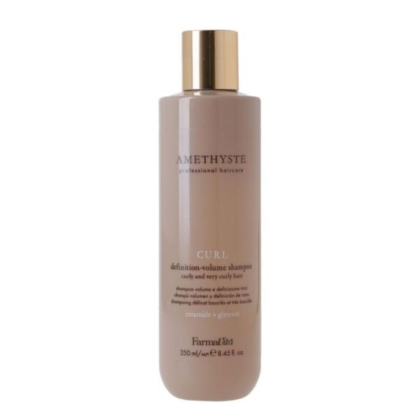 Shampooing définition et volume Amethyste Curl Farmavita 250ML Shampooing définition et volume Amethyste Curl Farmavita 250ML