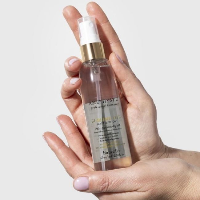 Huile sèche corps et cheveux Amethyste Sublim Oil Farmavita 100ML