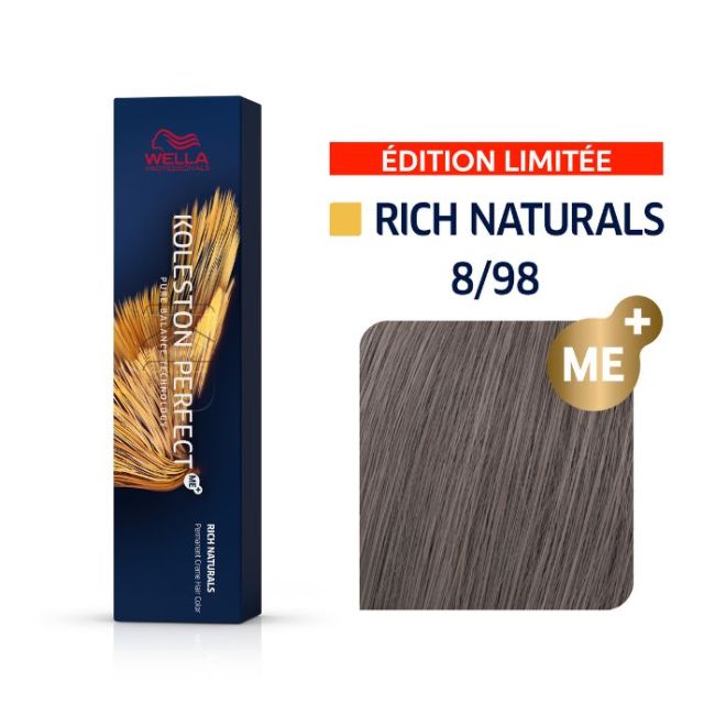 Coloration Koleston Perfect ME+ Surreal 8/98 blond clair fumé perlé Wella 60ML