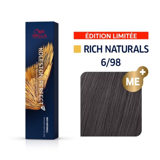 Coloration Koleston Perfect ME+ Surreal 6/98 blond foncé fumé perlé Wella 60ML