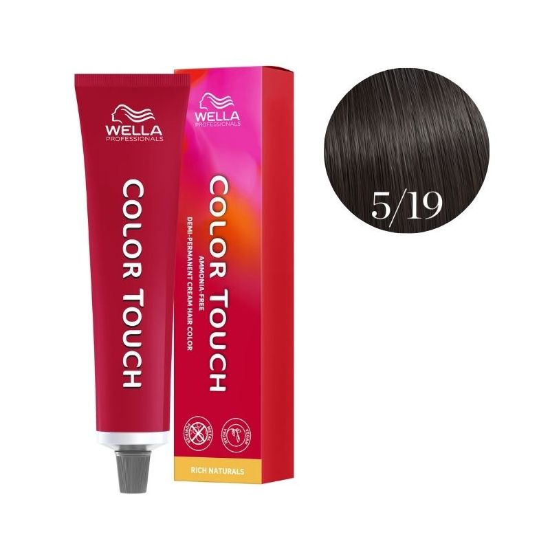 Coloration Color Touch Surreal 5/19 châtain clair cendré fumé Wella 60ML