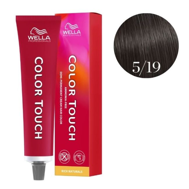 Coloration Color Touch Surreal 5/19 châtain clair cendré fumé Wella 60ML