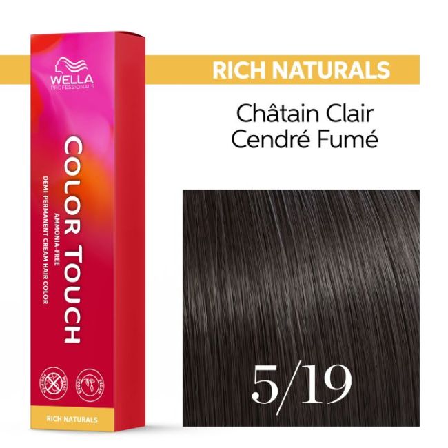 Coloration Color Touch Surreal 5/19 châtain clair cendré fumé Wella 60ML