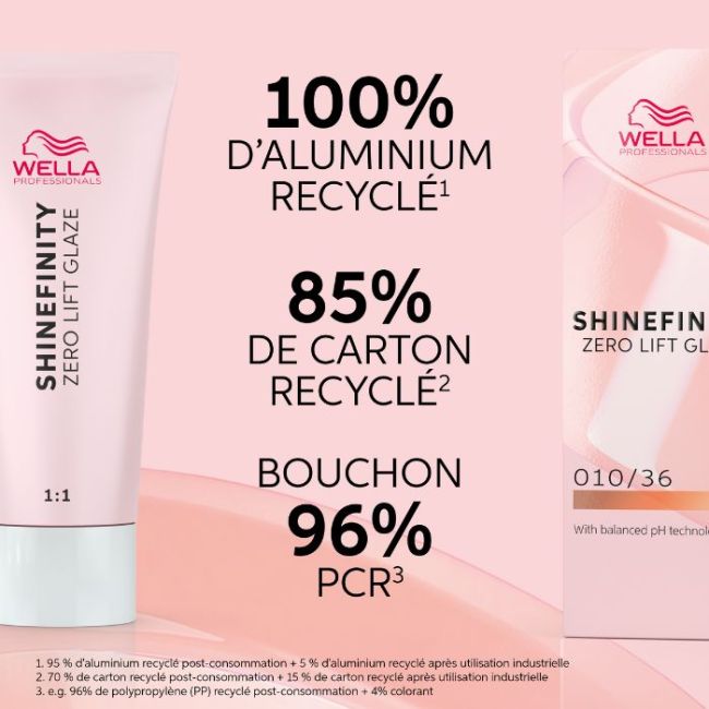 Coloration gloss Shinefinity Surreal 07/39 blond moyen doré fumé Wella 60ML