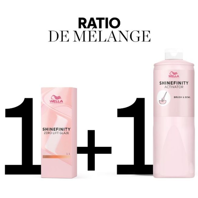 Coloration gloss Shinefinity Surreal 07/39 blond moyen doré fumé Wella 60ML