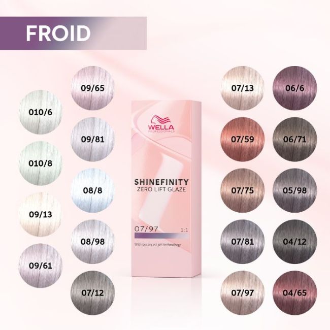 Coloration gloss Shinefinity Surreal 07/97 blond moyen fumé marron Wella 60ML