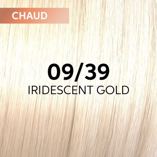Coloration gloss Shinefinity Surreal 09/39 blond très clair doré fumé Wella 60ML