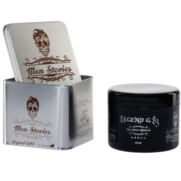 Gel effet mouillé G83 boite metal Men Stories 500ml Gel effet mouillé G83 boite metal Men Stories 500ml