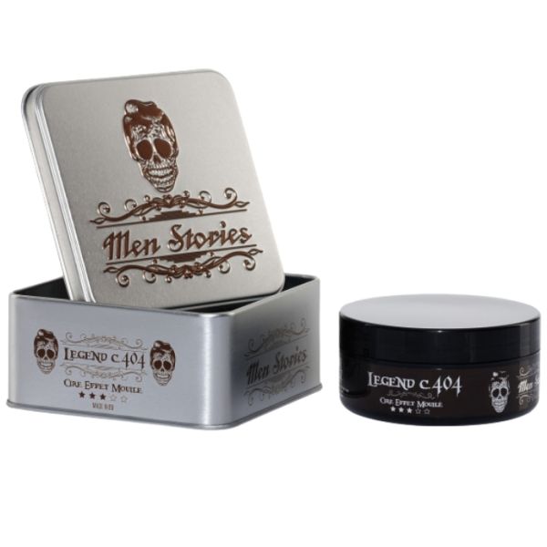 Cire effet mouillé C404 boite metal Men Stories 150ml Cire effet mouillé C404 boite metal Men Stories 150ml