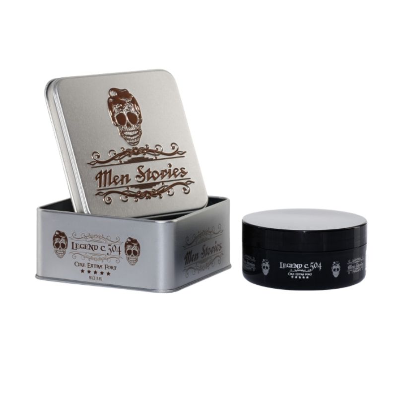 Cire extra forte C504 boite metal Men Stories 150ml
