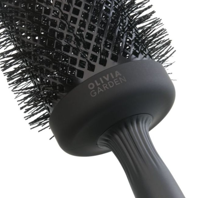 Brosse brushing Expert Blowout Speed Black Label poils ondulés 65mm Olivia Garden
