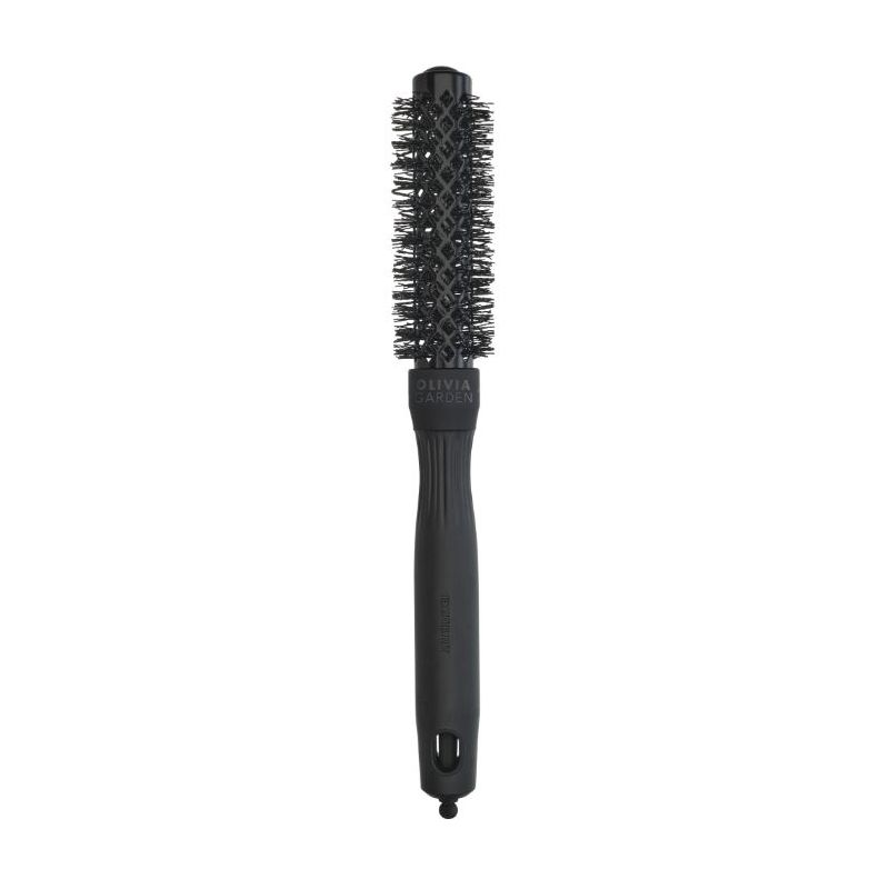 Brosse brushing Expert Blowout Shine Black Label poils ondulés 20mm Olivia Garden