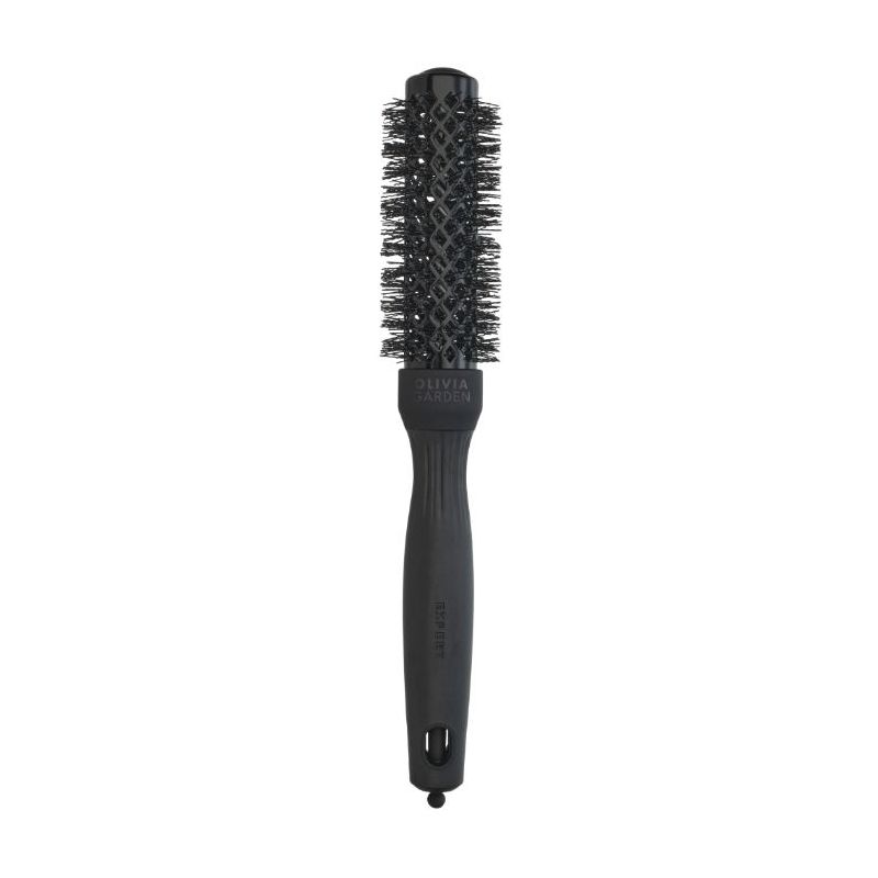 Brosse brushing Expert Blowout Shine Black Label poils ondulés 25mm Olivia Garden