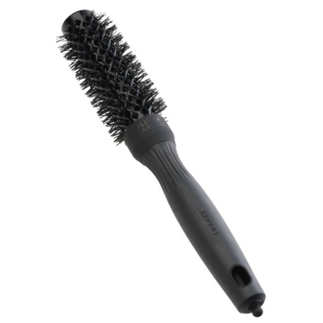 Brosse brushing Expert Blowout Shine Black Label poils ondulés 25mm Olivia Garden