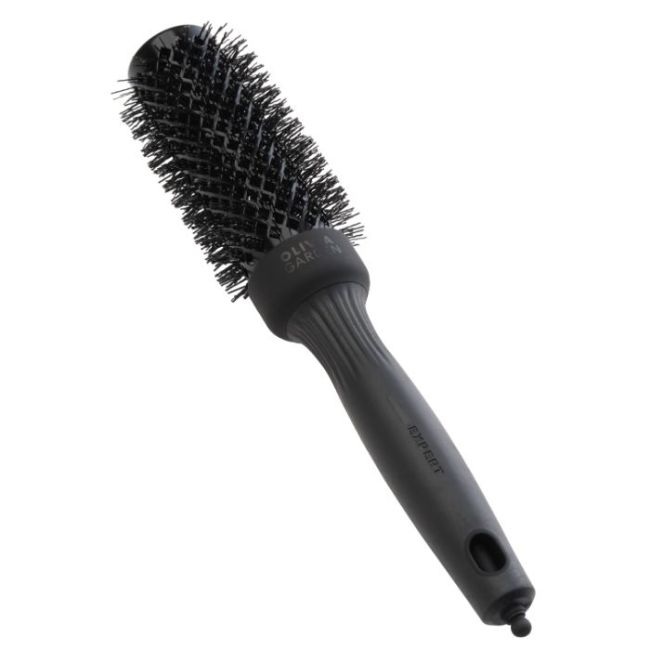 Brosse brushing Expert Blowout Shine Black Label poils ondulés 35mm Olivia Garden