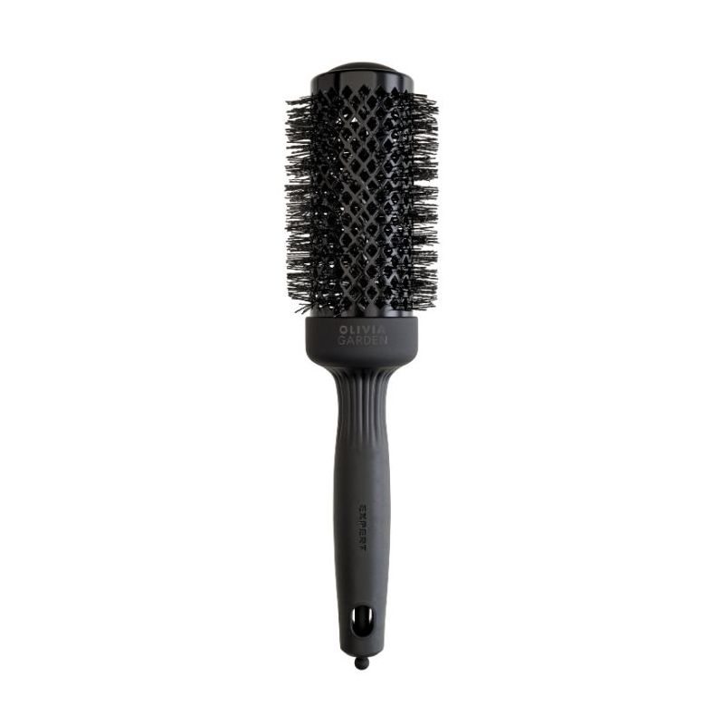 Brosse brushing Expert Blowout Shine Black Label poils ondulés 45mm Olivia Garden