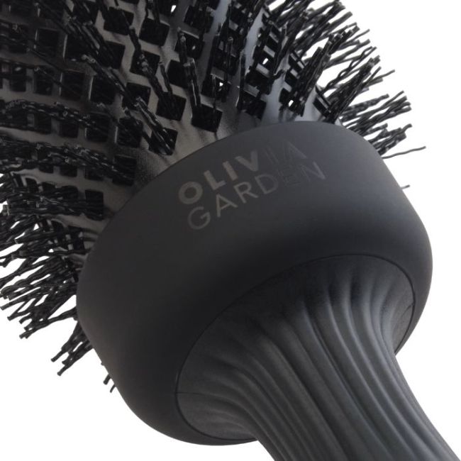 Brosse brushing Expert Blowout Shine Black Label poils ondulés 45mm Olivia Garden